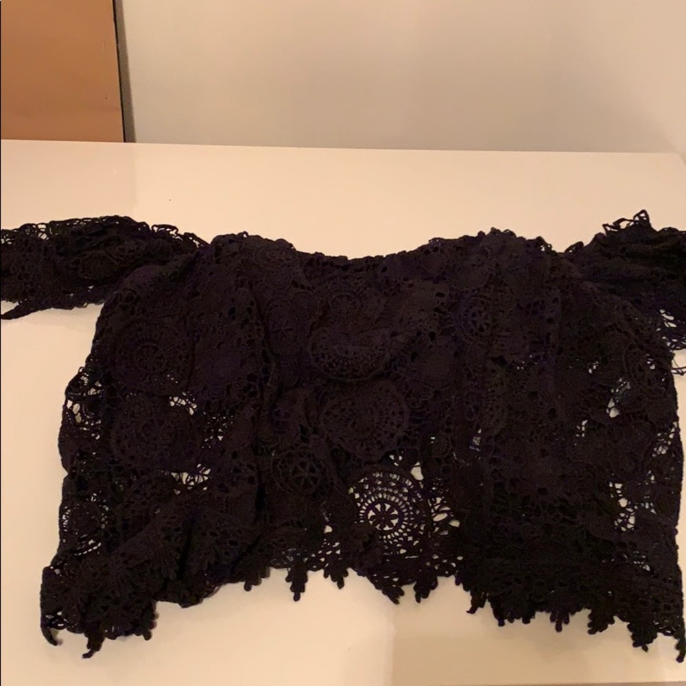 Crochet off the shoulder top